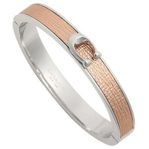 Coach Rose Gold Bangle Bracelet